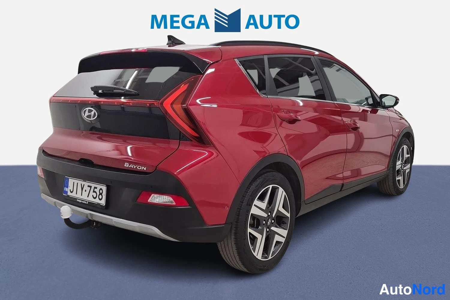 Punainen Hyundai Bayon 2021, takaviisto, kuva 4