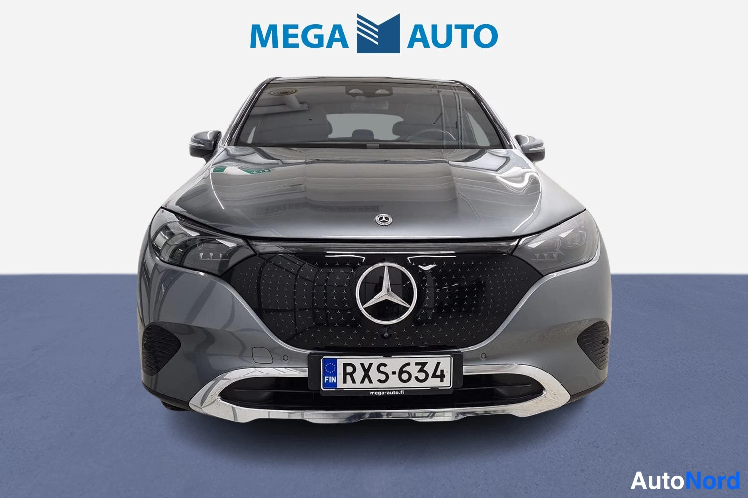Harmaa Mercedes-Benz EQE SUV 2023, edestä, kuva 2