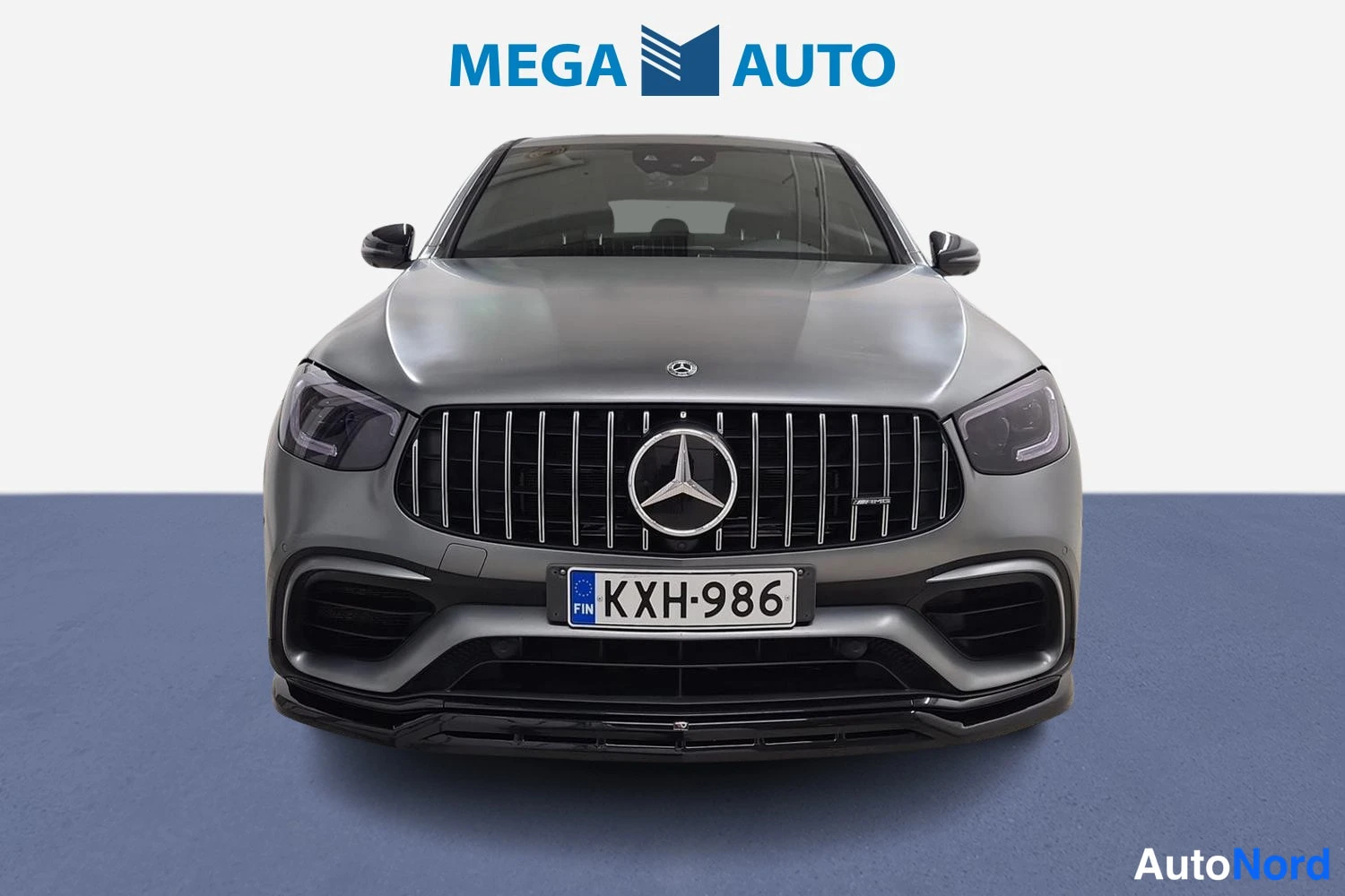 Grey Mercedes-Benz GLC Mercedes-AMG 2020, front, photo 2