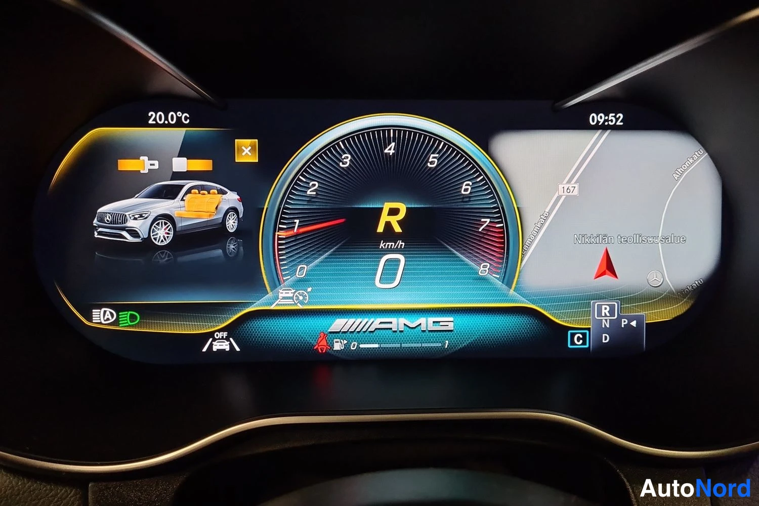 Grey Mercedes-Benz GLC Mercedes-AMG 2020, photo 20
