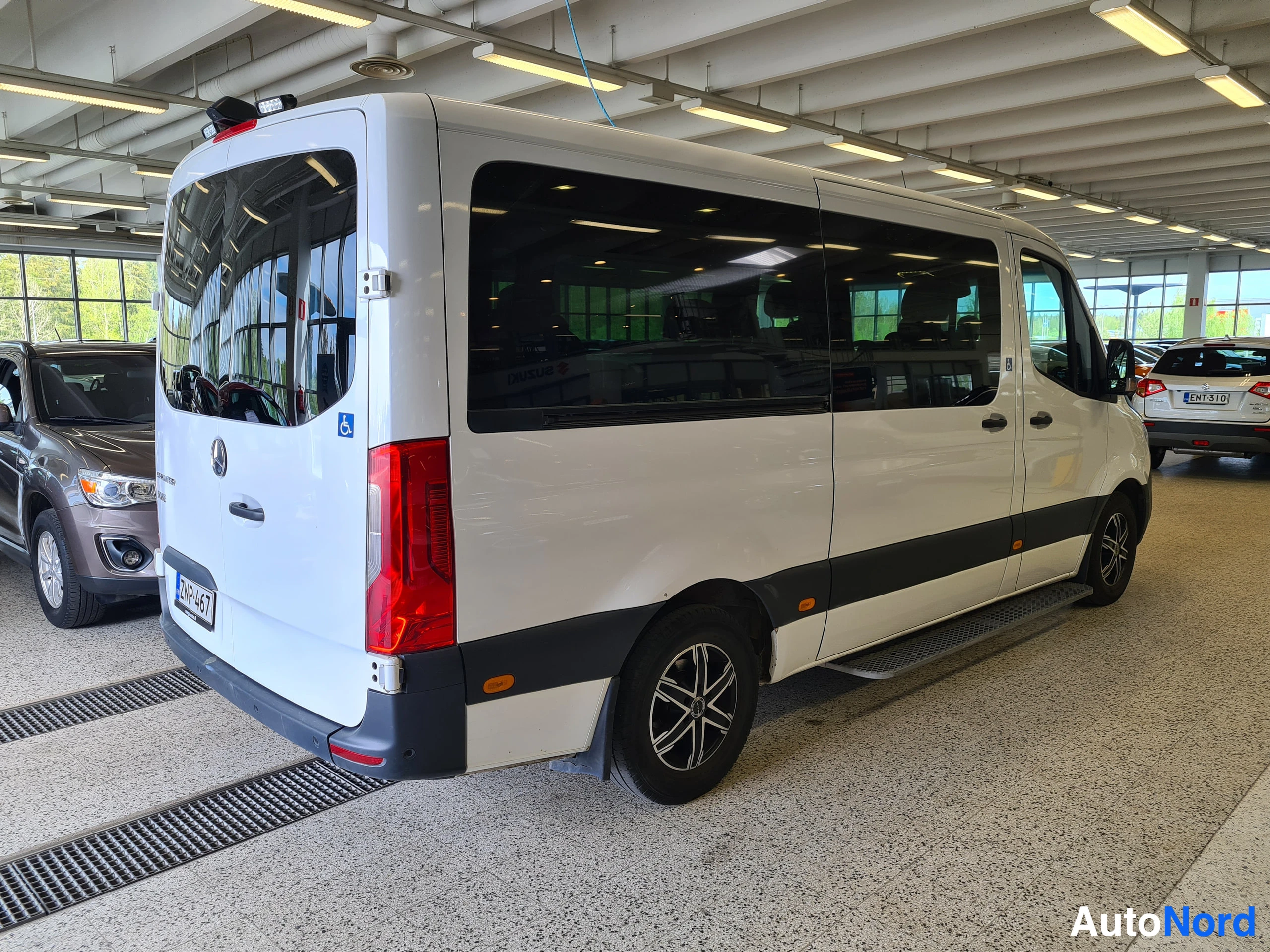 Valkoinen Mercedes-Benz Sprinter 316 CDI 2021, takaviisto, kuva 8