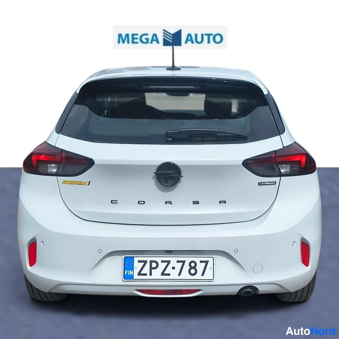 Valkoinen Opel Corsa 2026, takaa, kuva 6