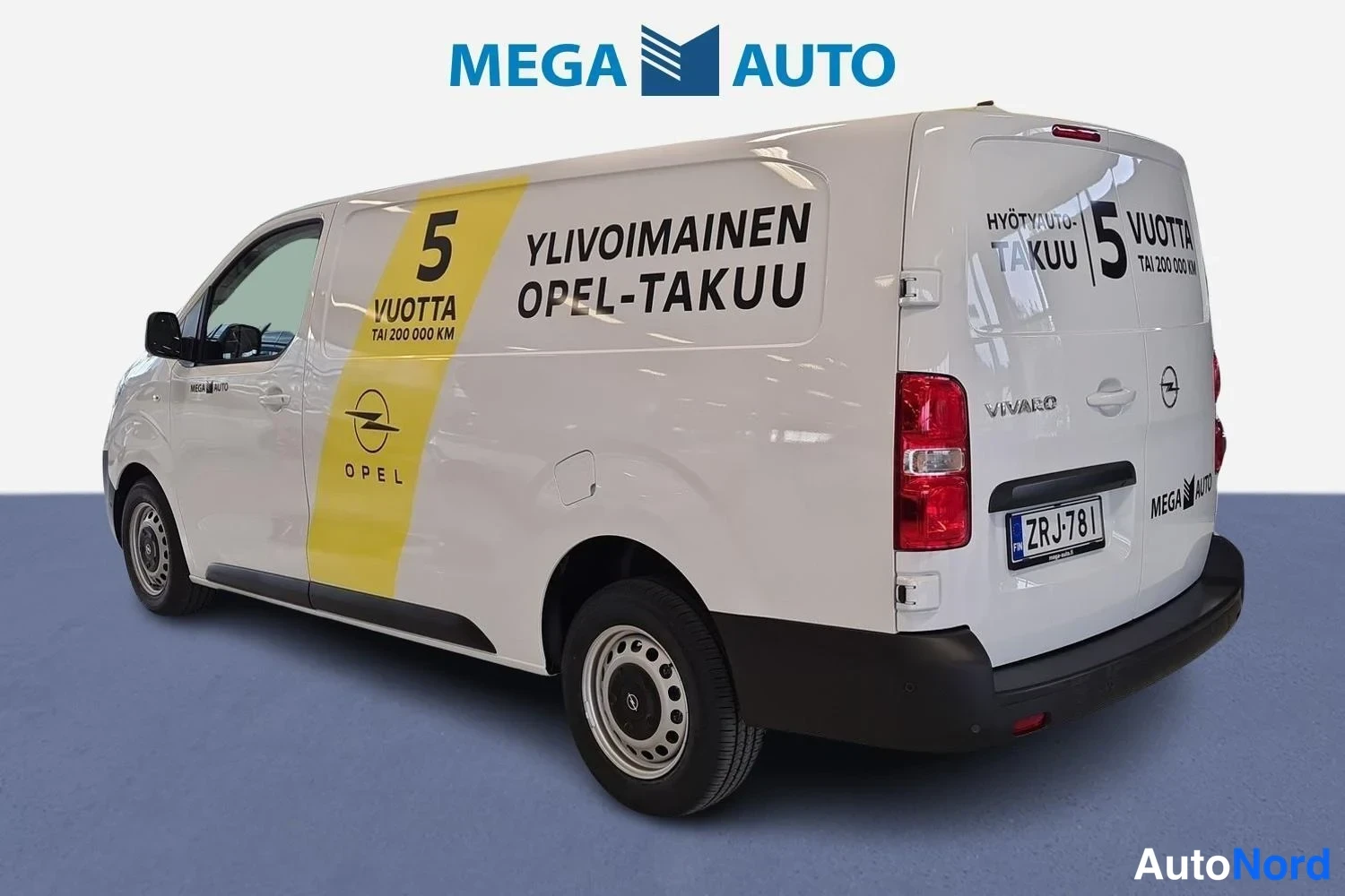 Valkoinen Opel Vivaro 2026, takaviisto, kuva 3