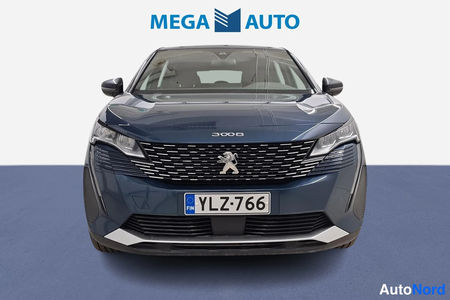 Sininen Peugeot 3008 2023, edestä, kuva 2