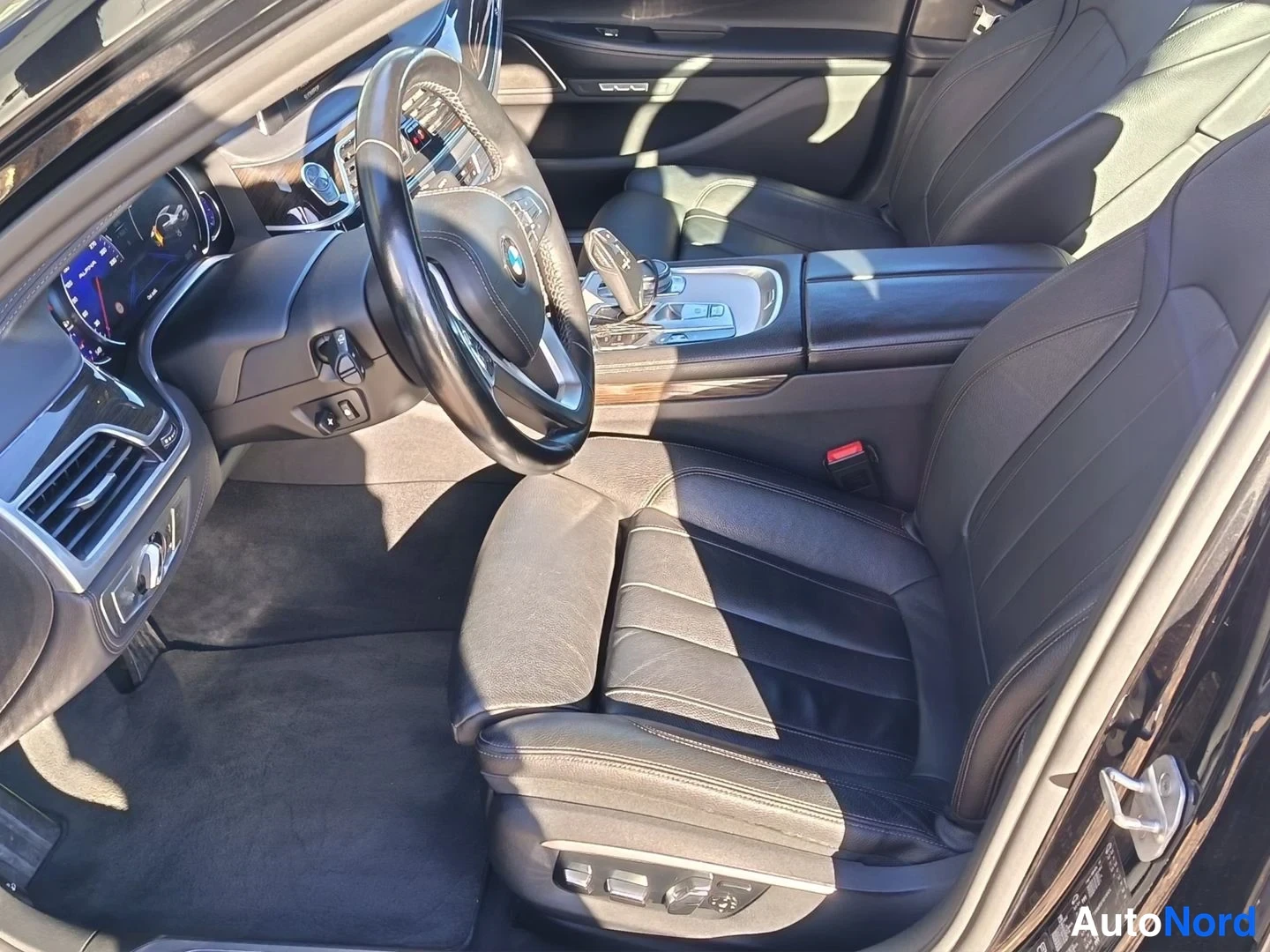 Black BMW 730d xDrive 2017, photo 22