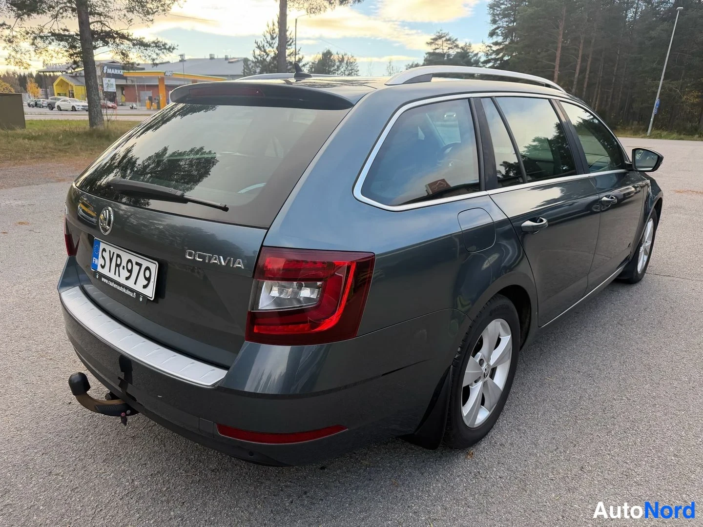Harmaa Skoda Octavia 2019, takaviisto, kuva 6