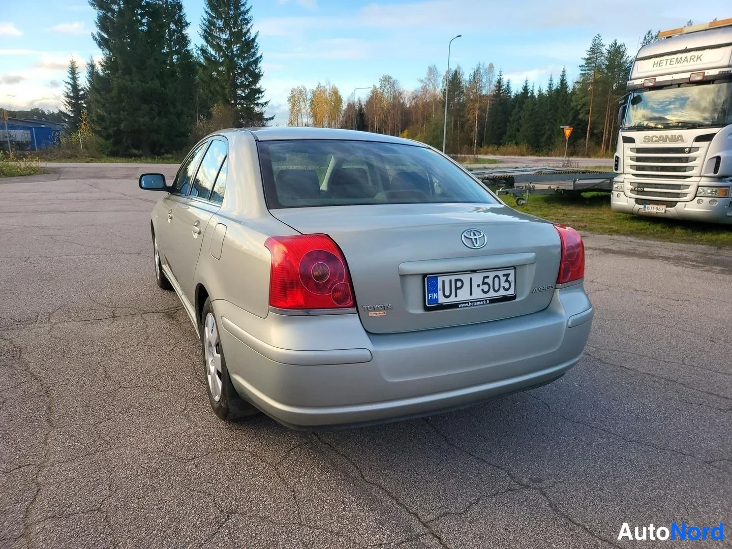 Vihreä Toyota Avensis 2004, takaviisto, kuva 14
