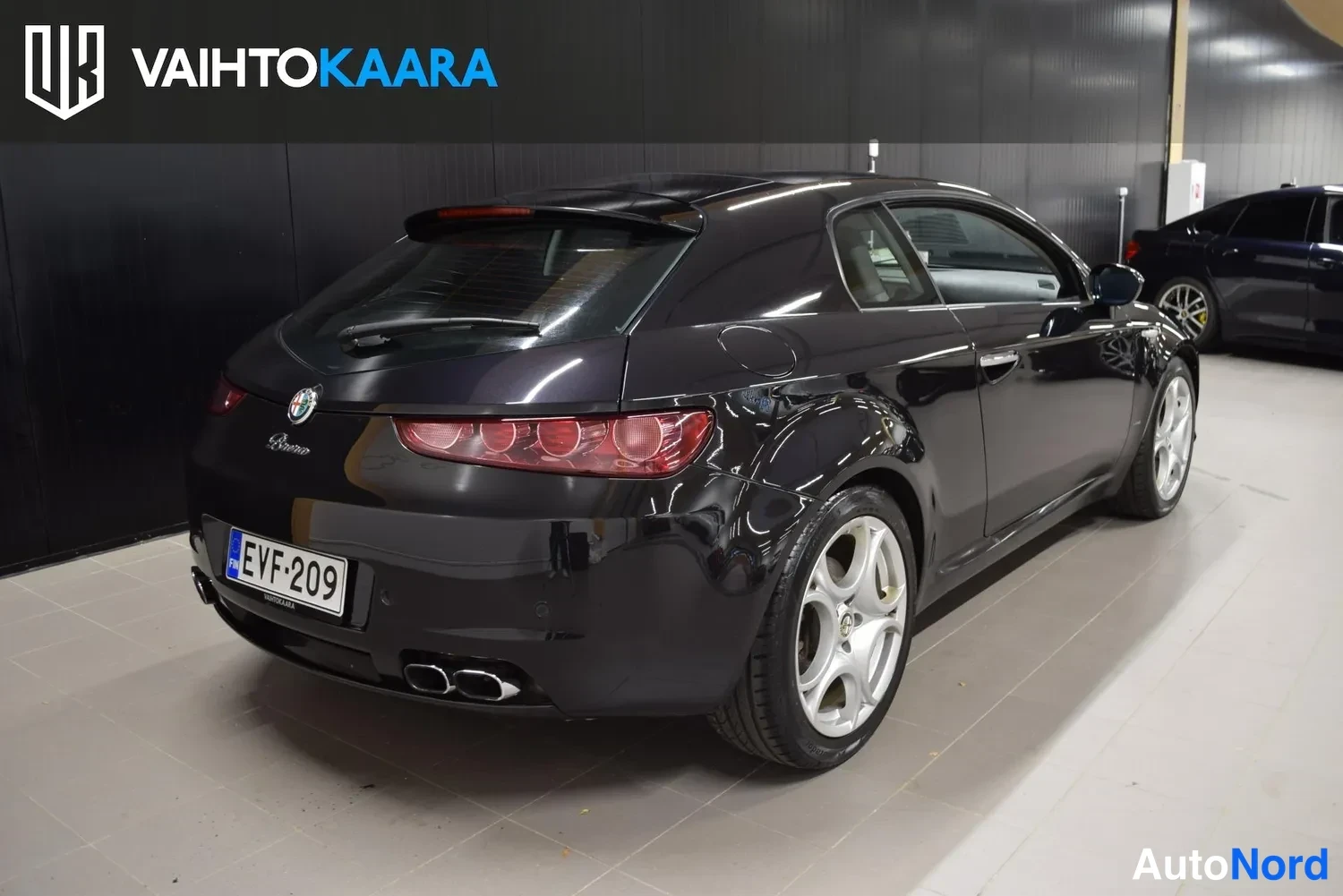 Black Alfa Romeo Brera 2008, rear three-quarter, photo 8