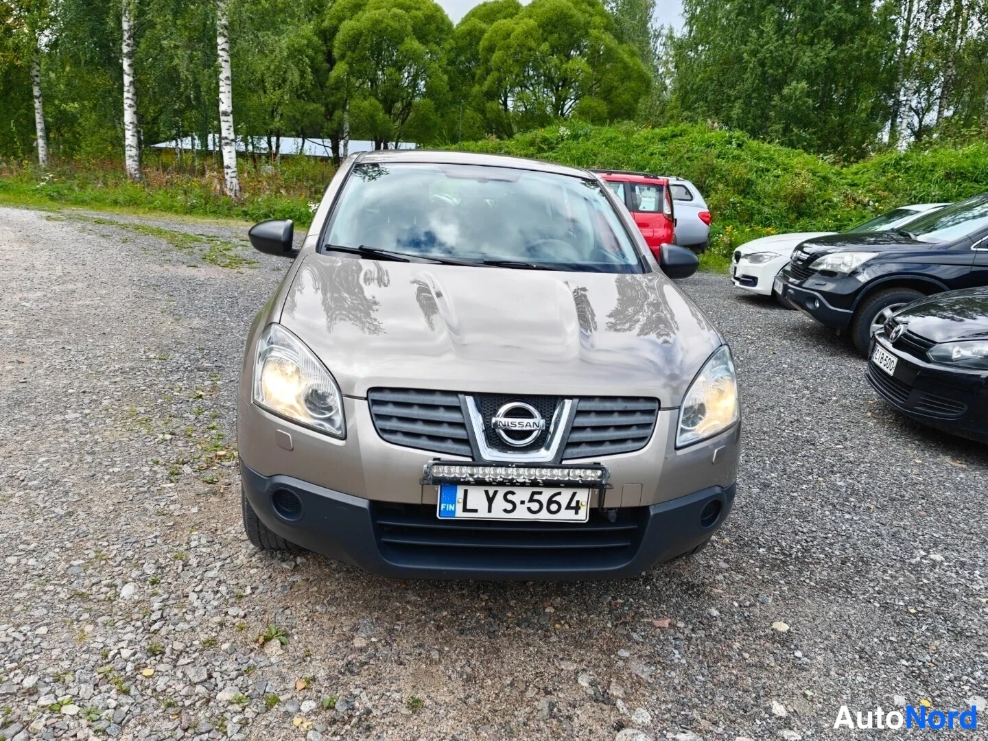Beige Nissan Qashqai 2007, front, photo 4