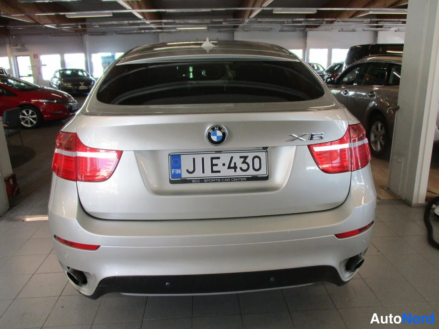 Grey BMW X6 2010, rear, photo 6