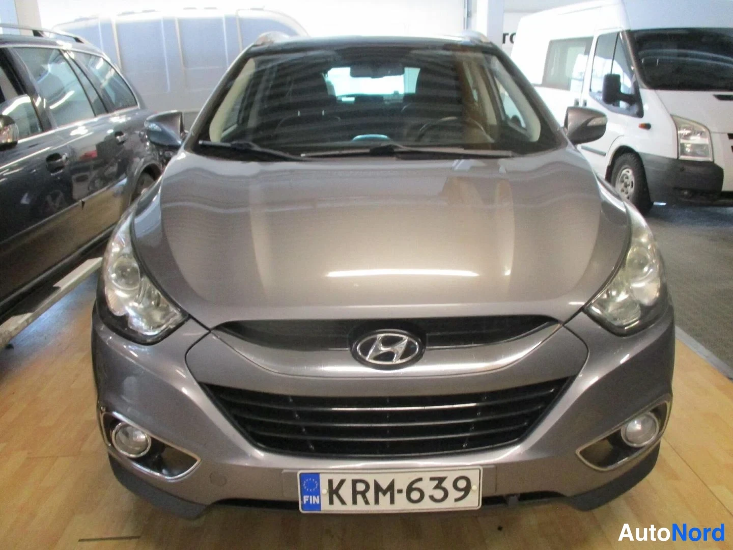 Grey Hyundai ix35 2012, front, photo 2