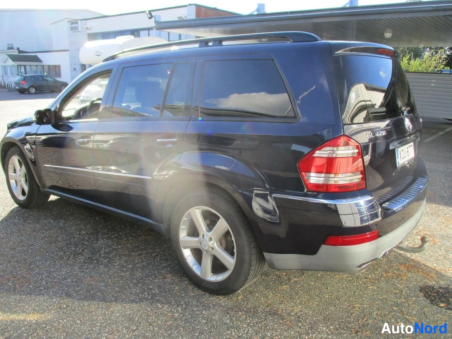 Blue Mercedes-Benz GL 420 CDI 4MATIC 2006, rear three-quarter, photo 8