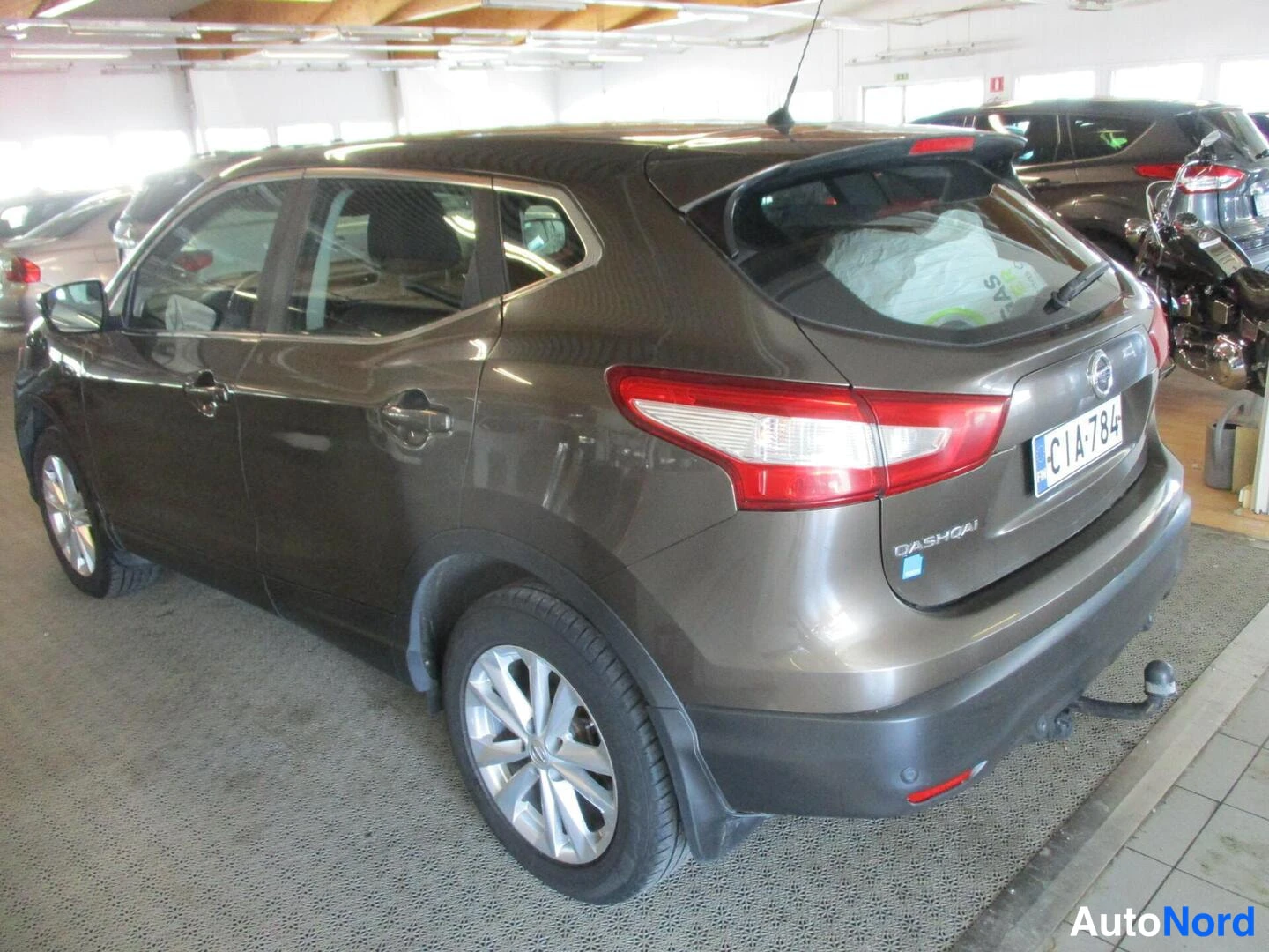 Brown Nissan Qashqai 2014, rear three-quarter, photo 7