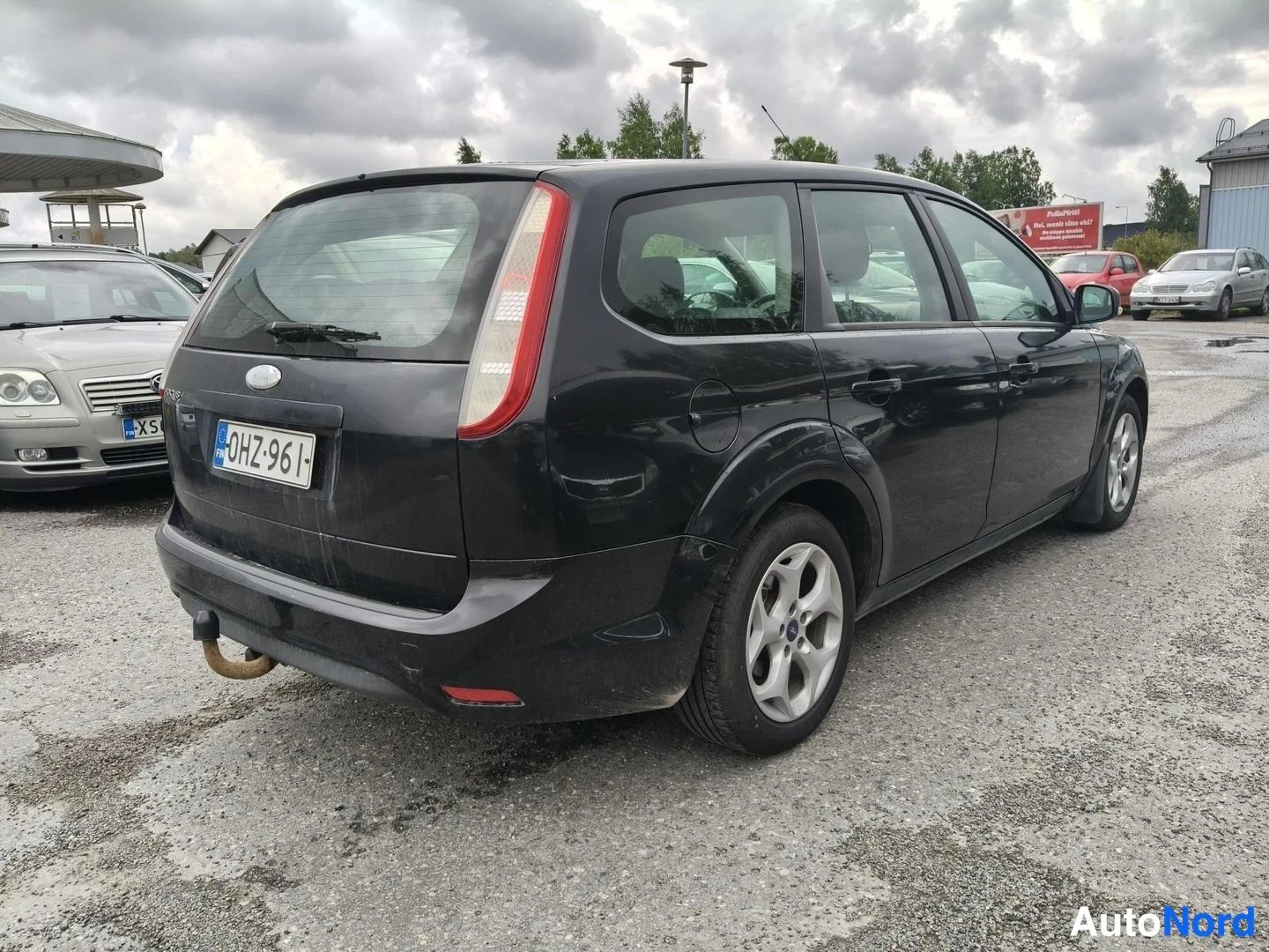 Black Ford Focus 2009, rear three-quarter, photo 4