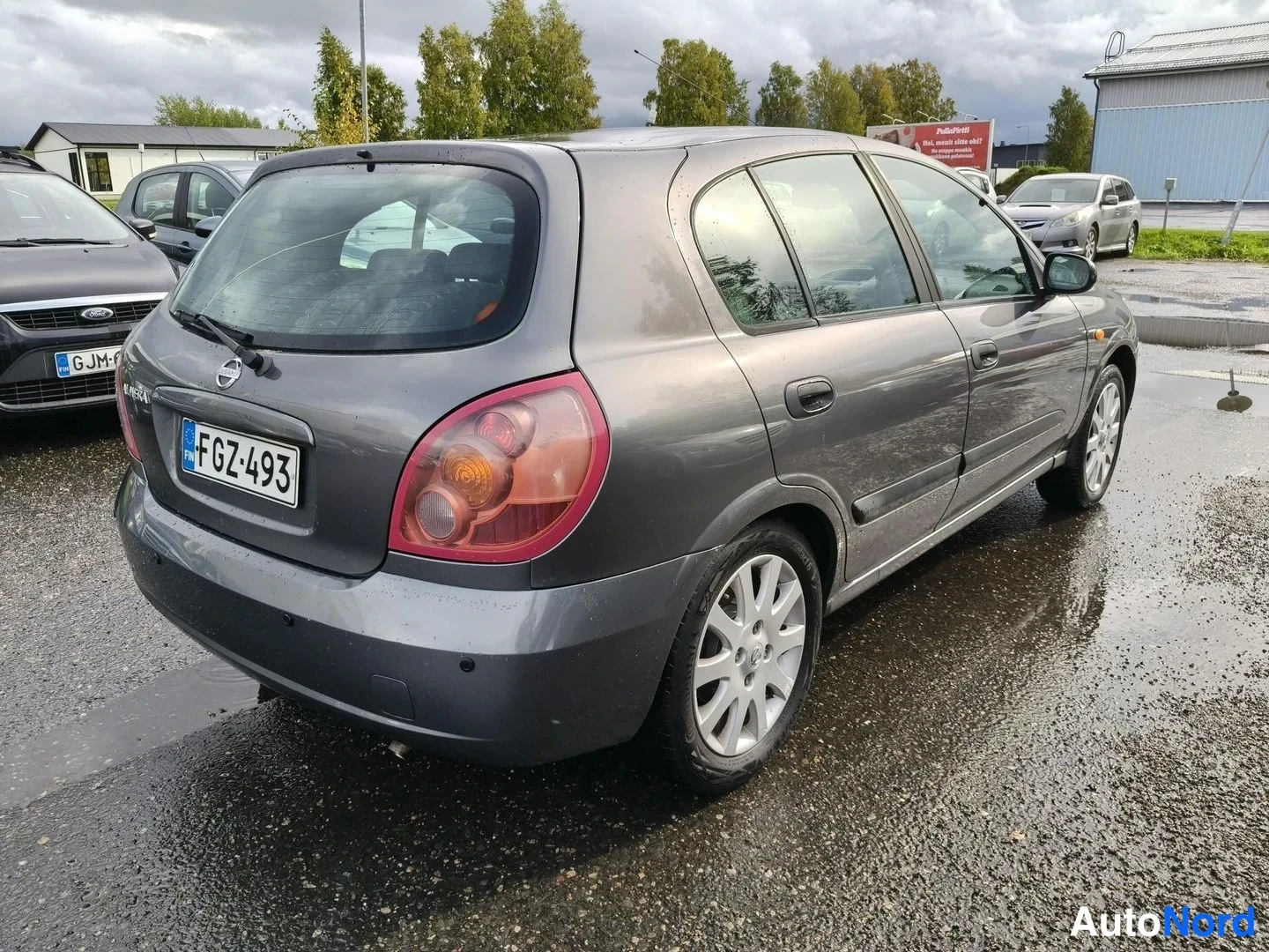 Grey Nissan Almera 2005, rear three-quarter, photo 5