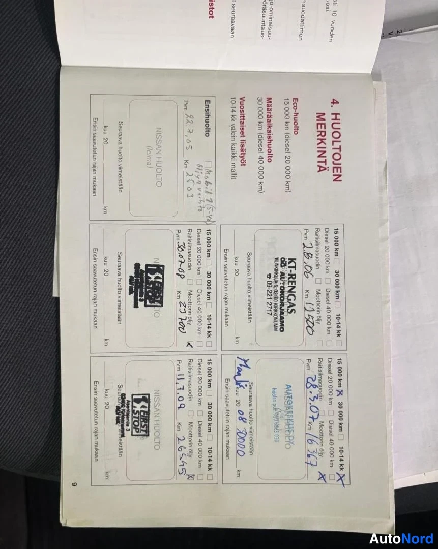 Grey Nissan Almera 2005, document, photo 6