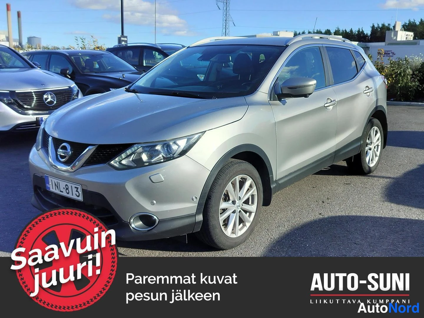 Hopea Nissan Qashqai 2017, etuviisto, keula vasemmalle, kuva 2
