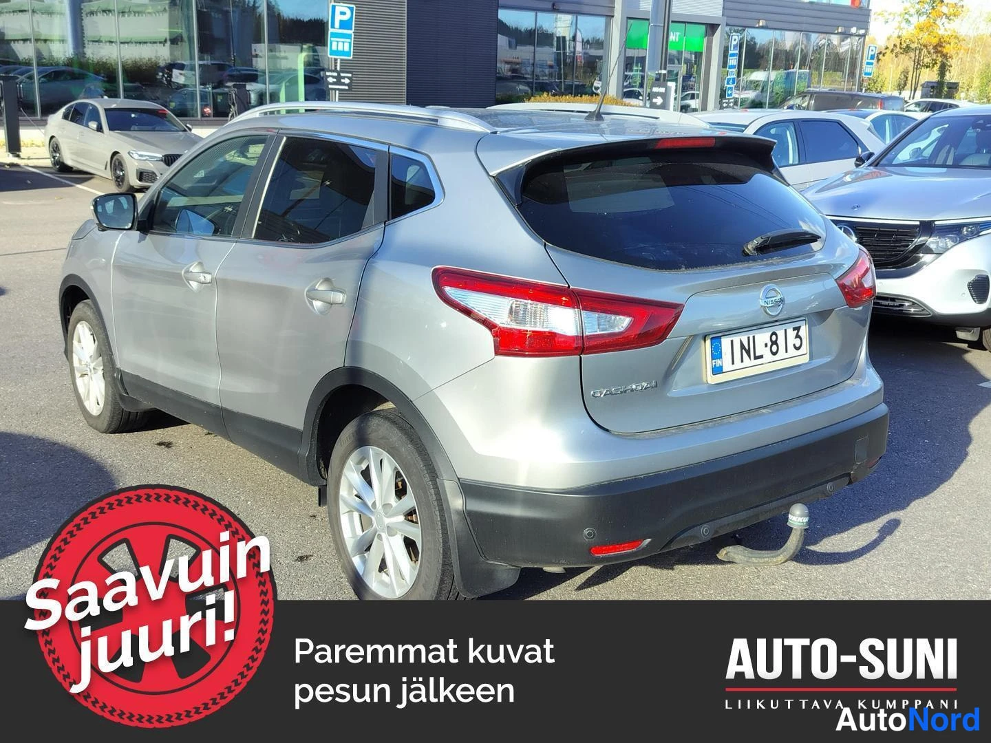 Hopea Nissan Qashqai 2017, takaviisto, kuva 3