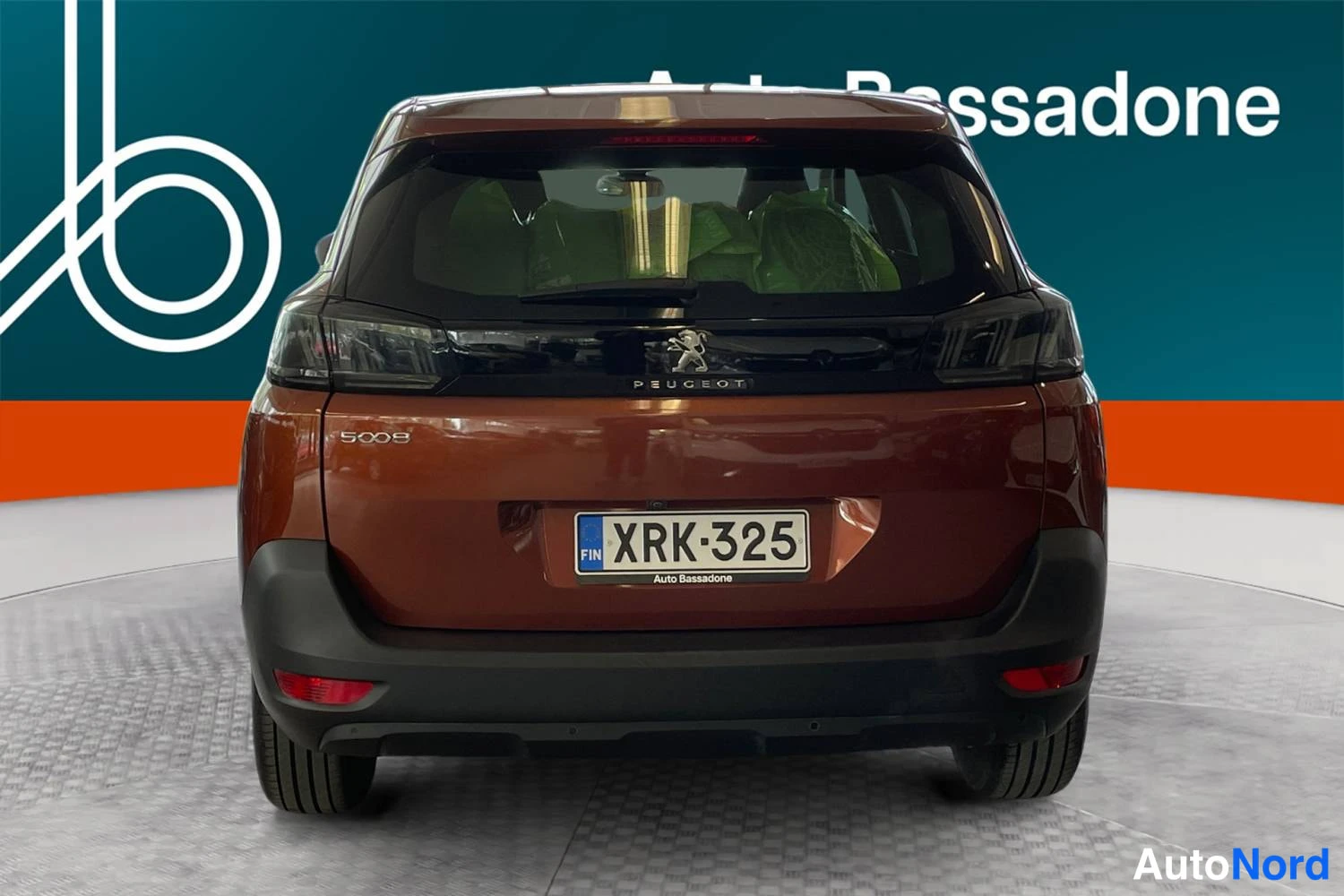 Ruskea Peugeot 5008 2022, takaa, kuva 8