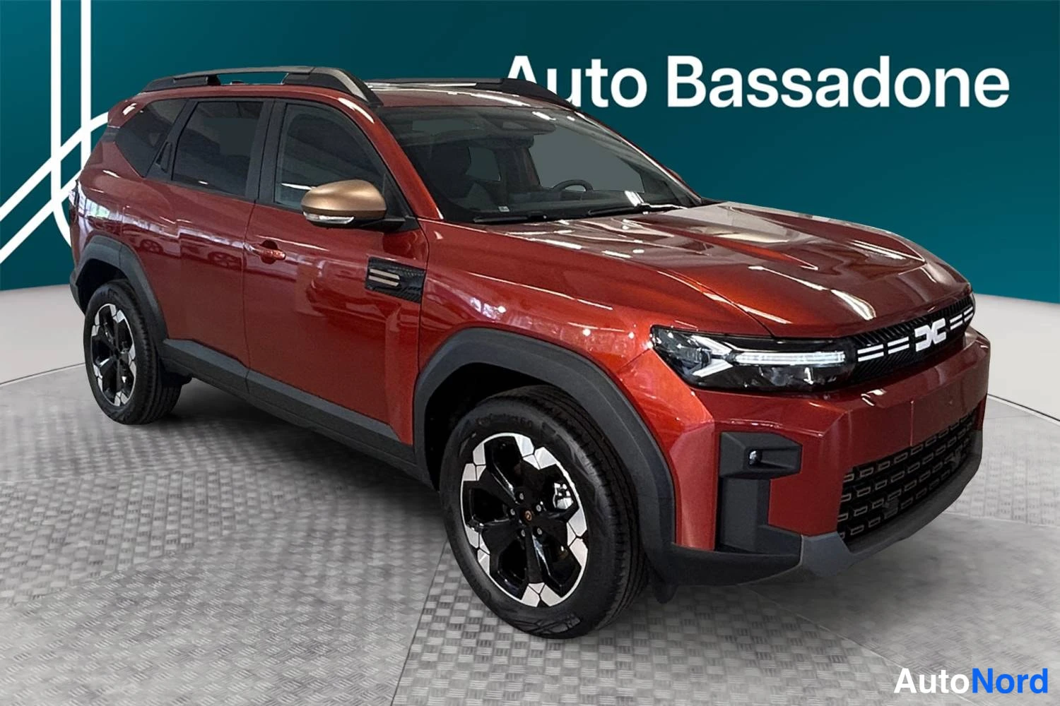 Punainen Dacia Bigster 2026, etuviisto, keula oikealle, kuva 2