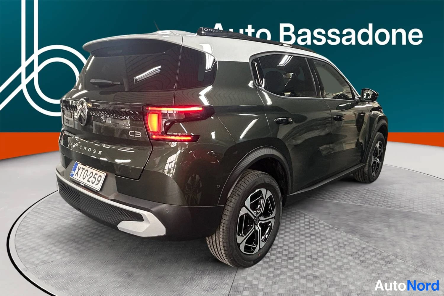 Vihreä Citroen C3 aircross 2026, takaviisto, kuva 7