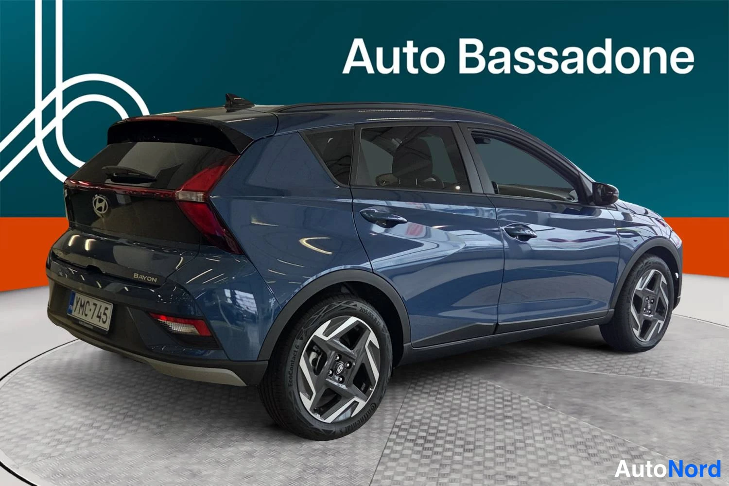 Sininen Hyundai Bayon 2026, takaviisto, kuva 7
