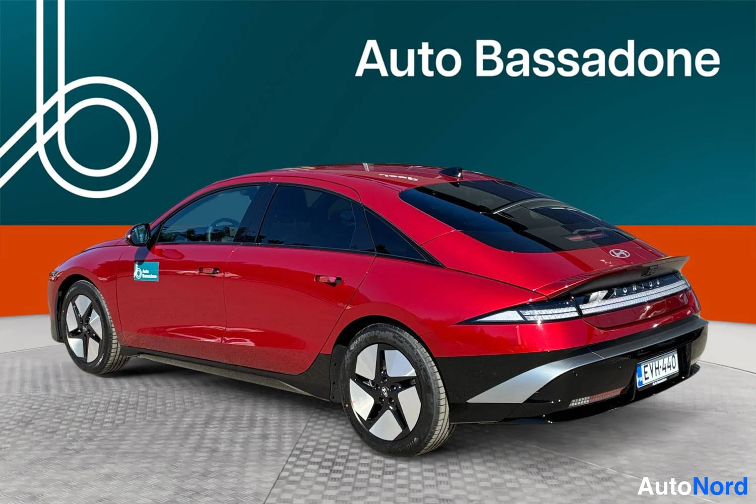 Punainen Hyundai Ioniq 6 2026, takaviisto, kuva 5