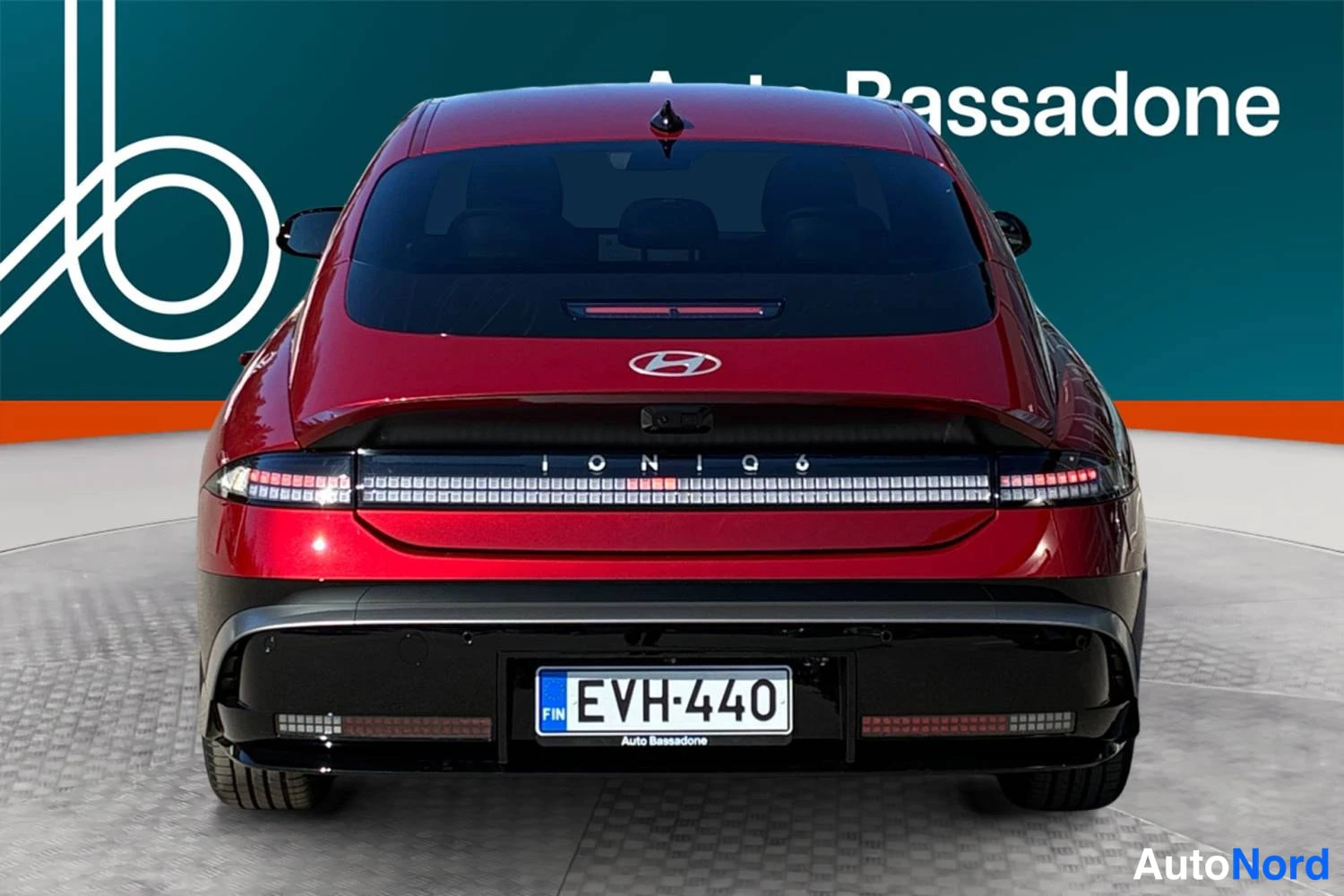 Punainen Hyundai Ioniq 6 2026, takaa, kuva 7