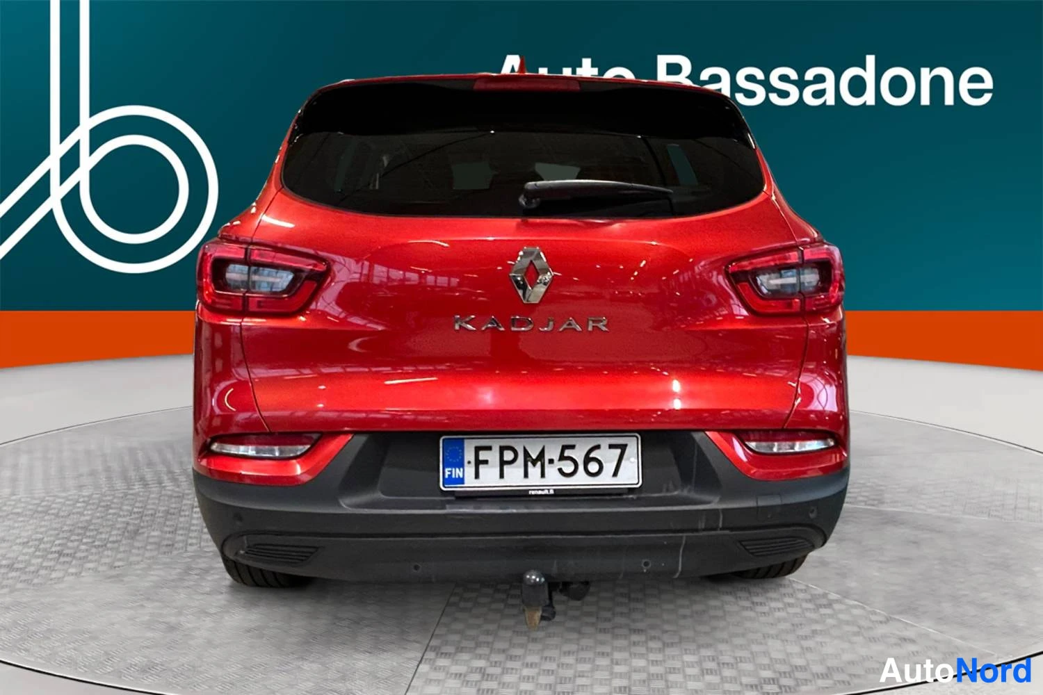 Punainen Renault Kadjar 2020, takaa, kuva 8