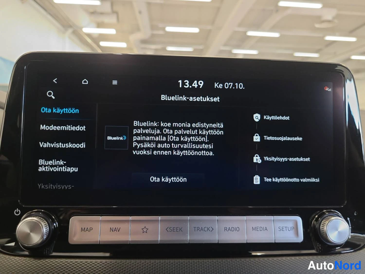 Sininen Hyundai Kona electric 2021, yksityiskohta, kuva 27