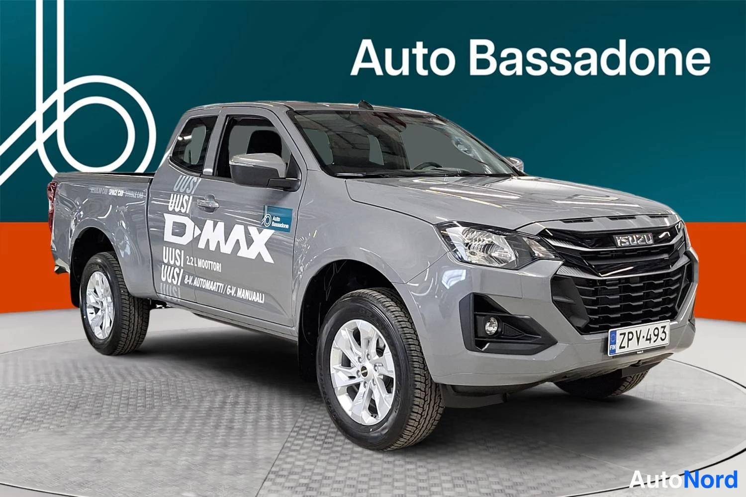 Isuzu D-max 2026, etuviisto, keula oikealle, kuva 2