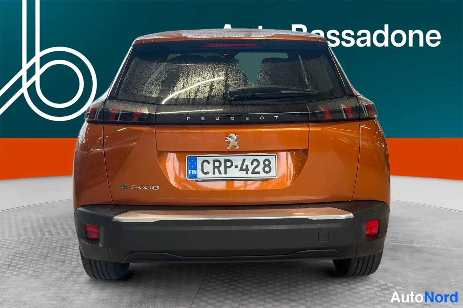 Oranssi Peugeot E-2008 2023, takaa, kuva 8