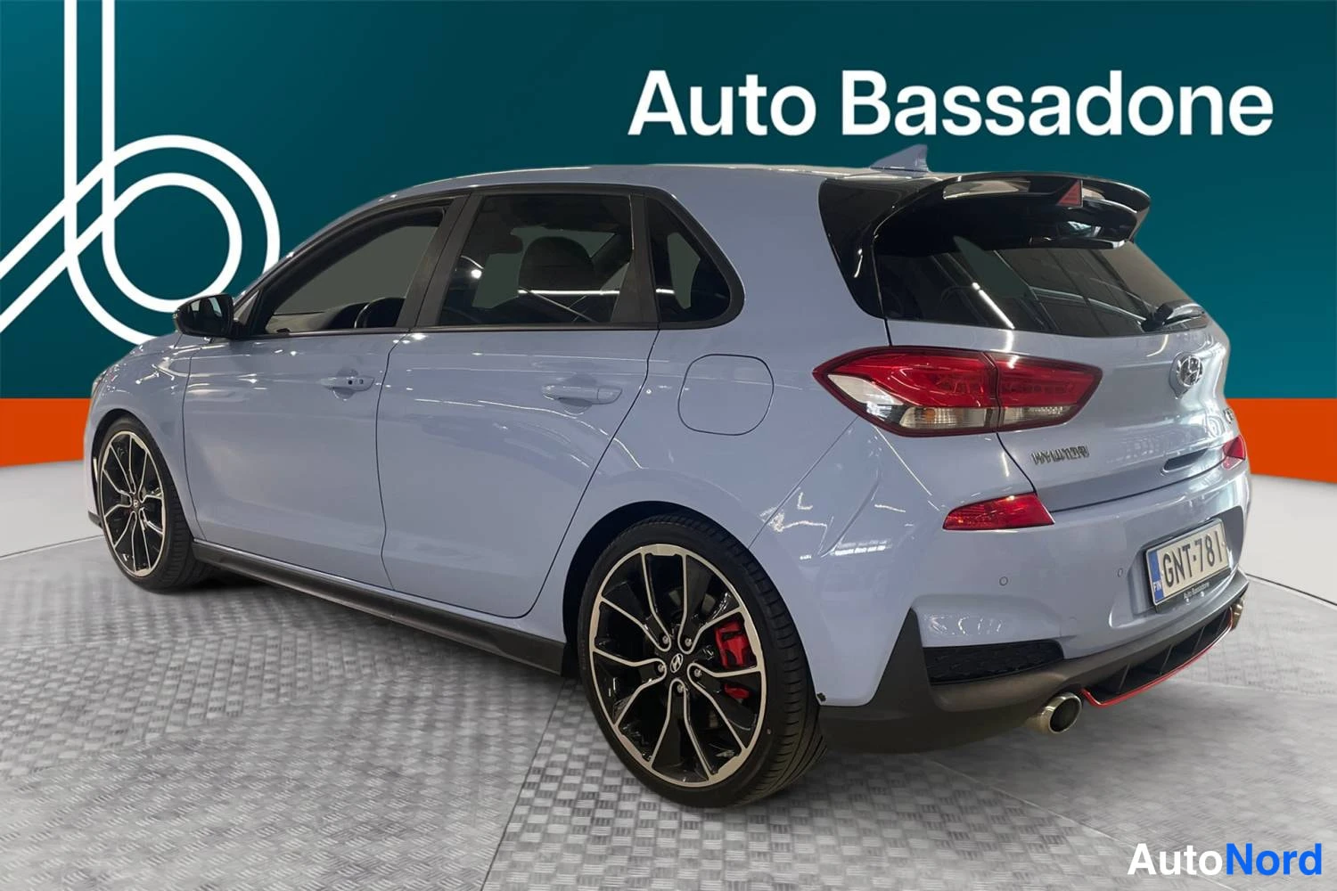 Sininen Hyundai I30 n 2020, takaviisto, kuva 6