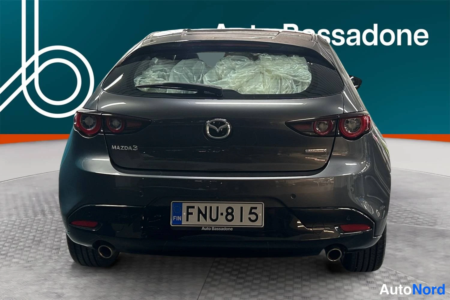 Harmaa Mazda Mazda3 2023, takaa, kuva 8