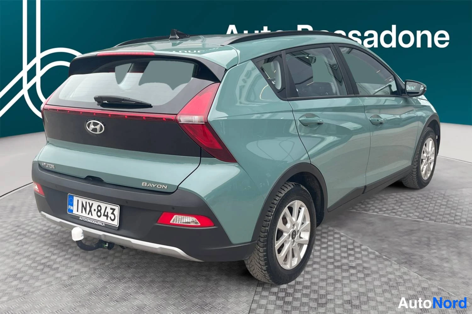 Punainen Hyundai Bayon 2022, takaviisto, kuva 6