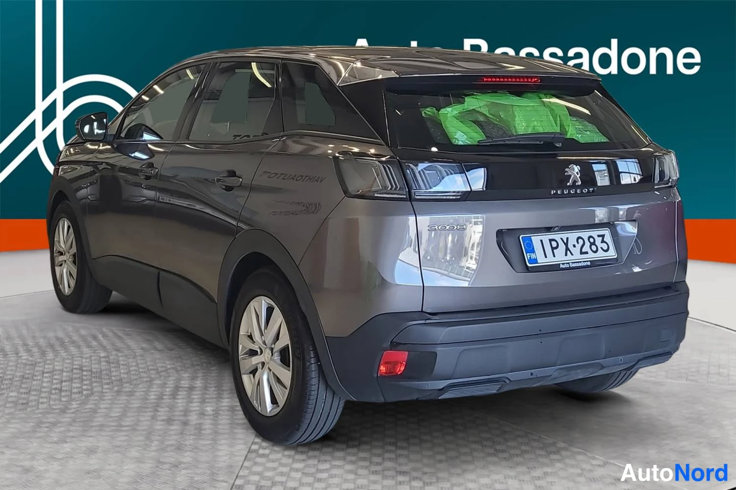 Harmaa Peugeot 3008 2022, takaviisto, kuva 6