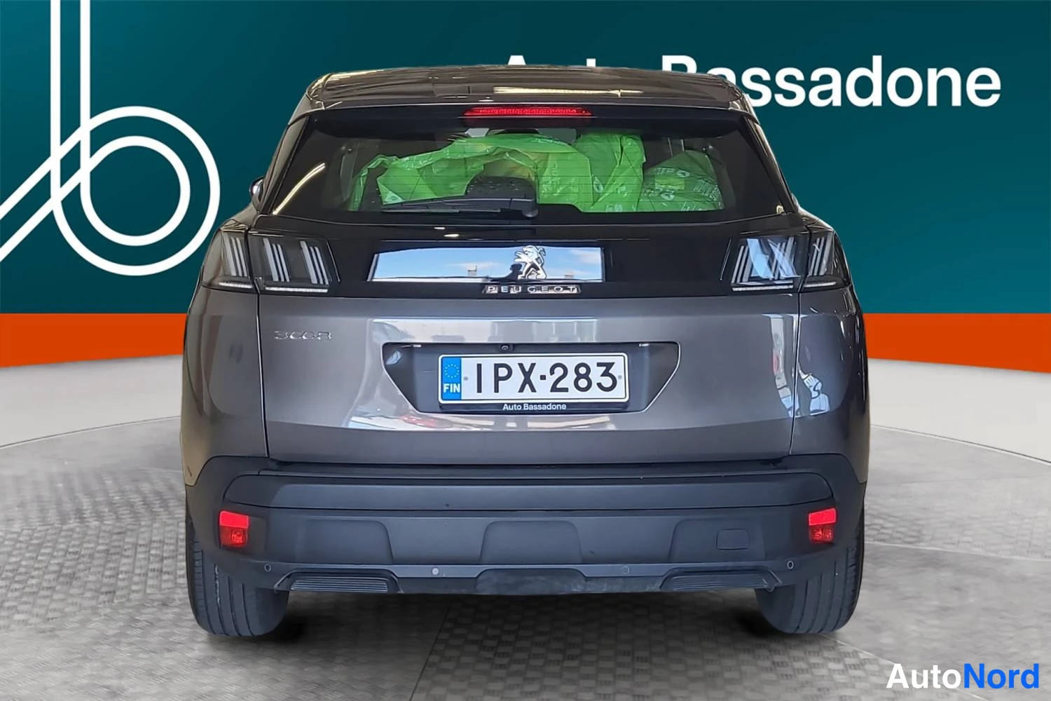 Harmaa Peugeot 3008 2022, takaa, kuva 8