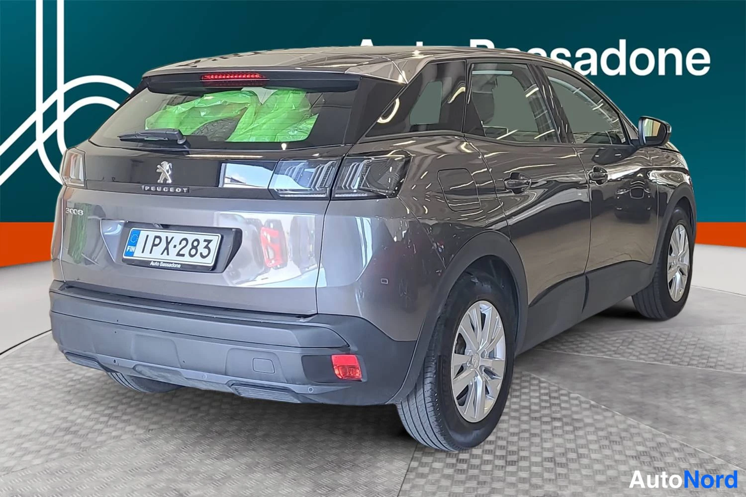 Harmaa Peugeot 3008 2022, takaviisto, kuva 7
