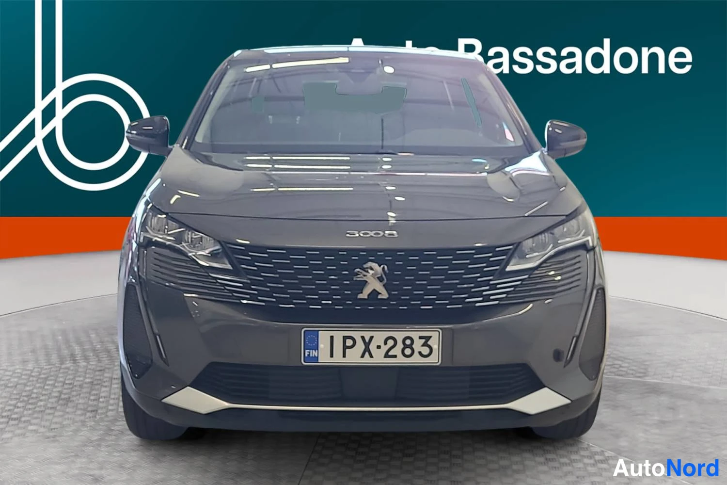 Harmaa Peugeot 3008 2022, edestä, kuva 3
