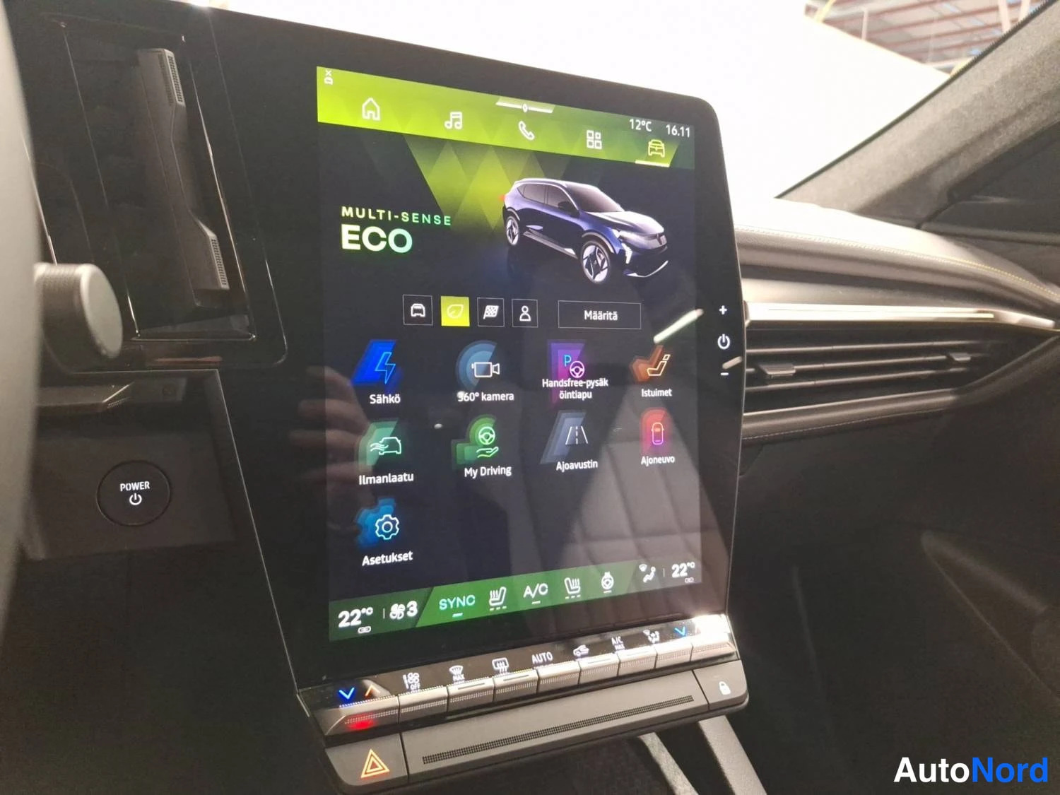 Sininen Renault Scenic E-Tech electric 2026, kuva 20