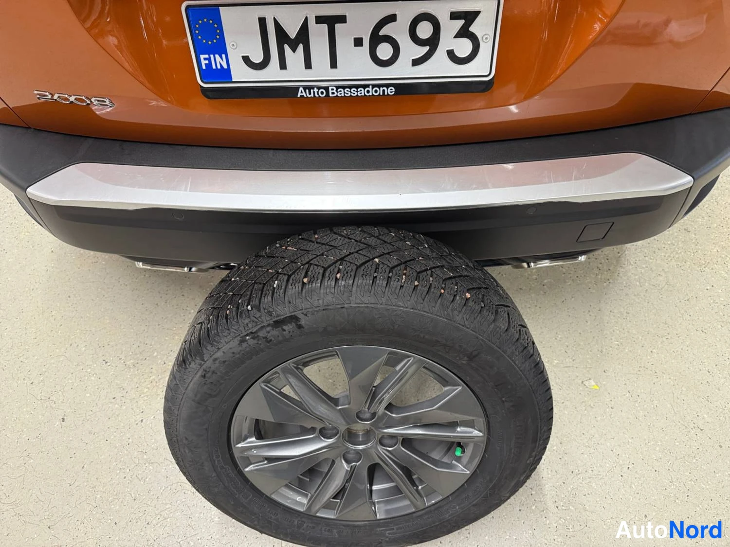 Oranssi Peugeot 2008 2022, takaa, kuva 9