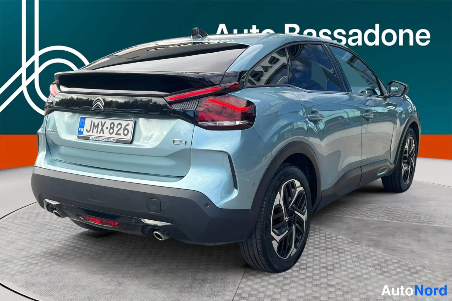 Sininen Citroen C4 2023, takaviisto, kuva 7