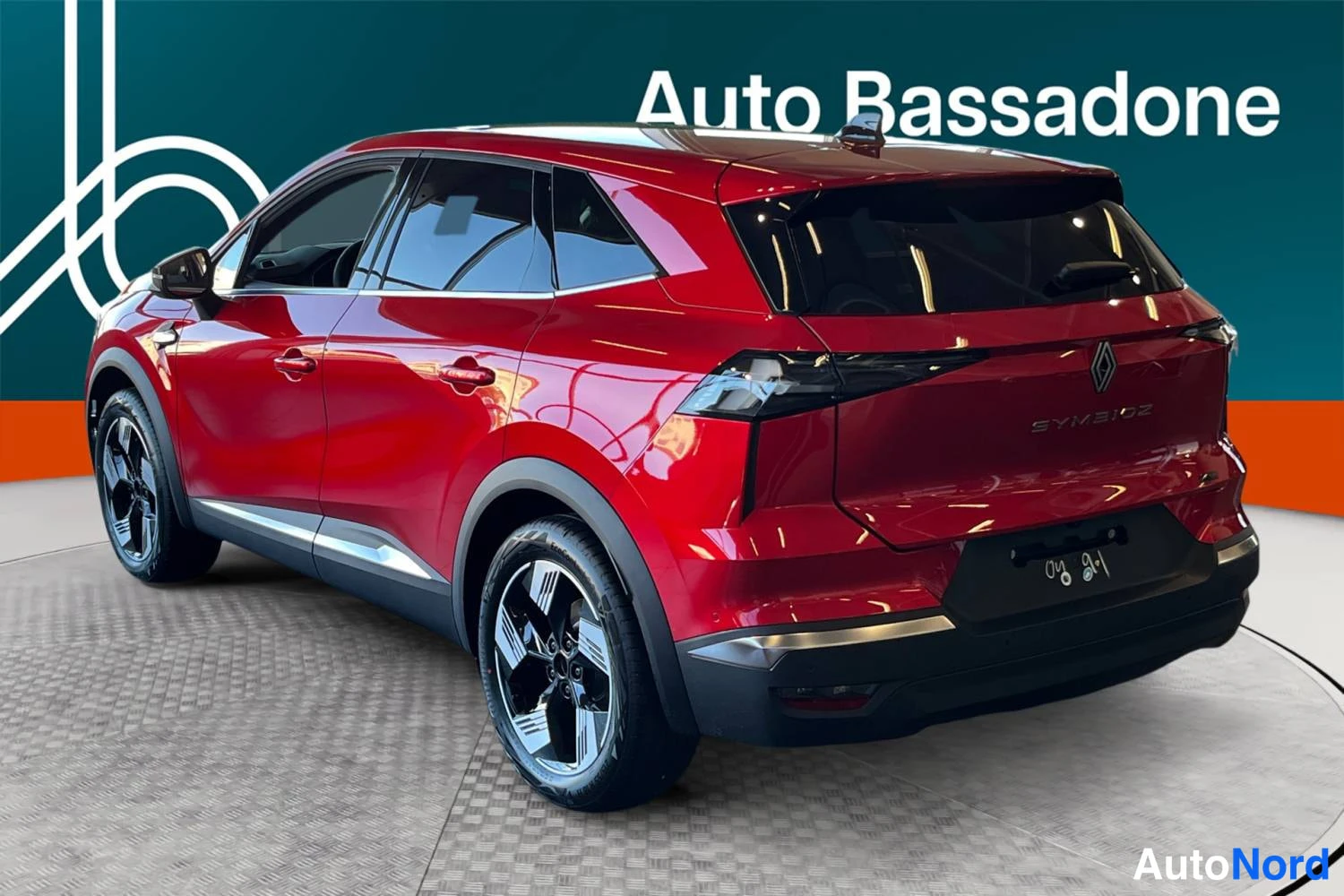 Punainen Renault Symbioz 2026, takaviisto, kuva 6