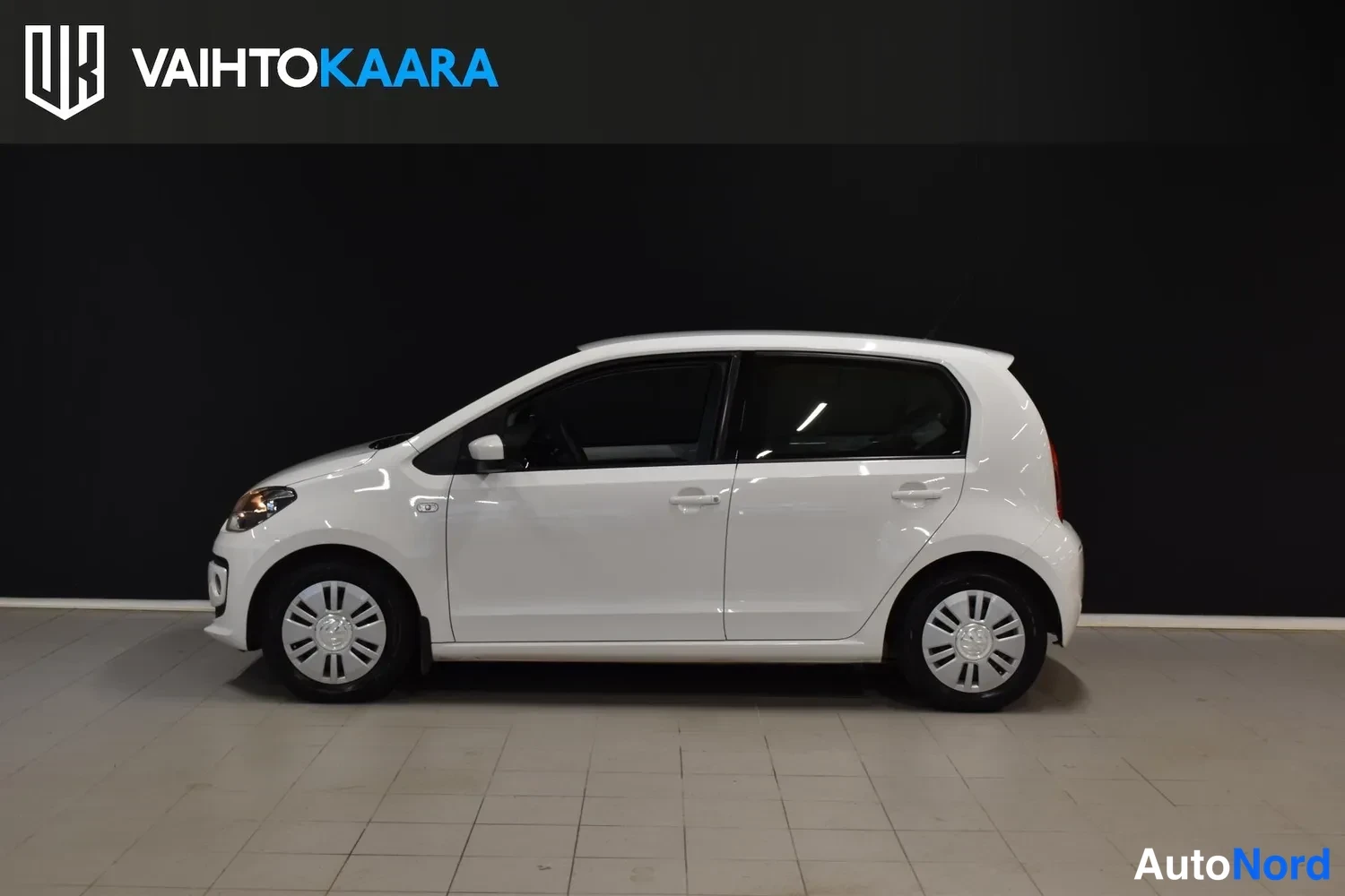 Valkoinen Volkswagen Up! 2015, sivulta, kuva 5