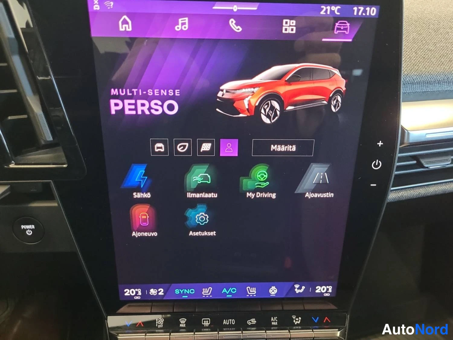 Punainen Renault Scenic E-Tech electric 2025, kuva 28