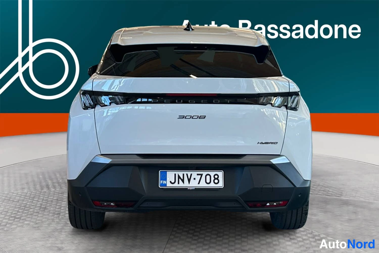 Valkoinen Peugeot 3008 2025, takaa, kuva 9