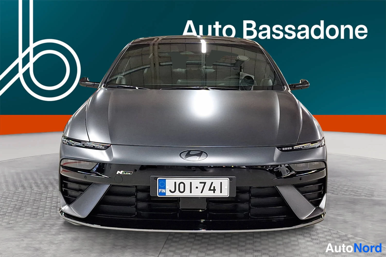 Harmaa Hyundai Ioniq 6 2026, edestä, kuva 4