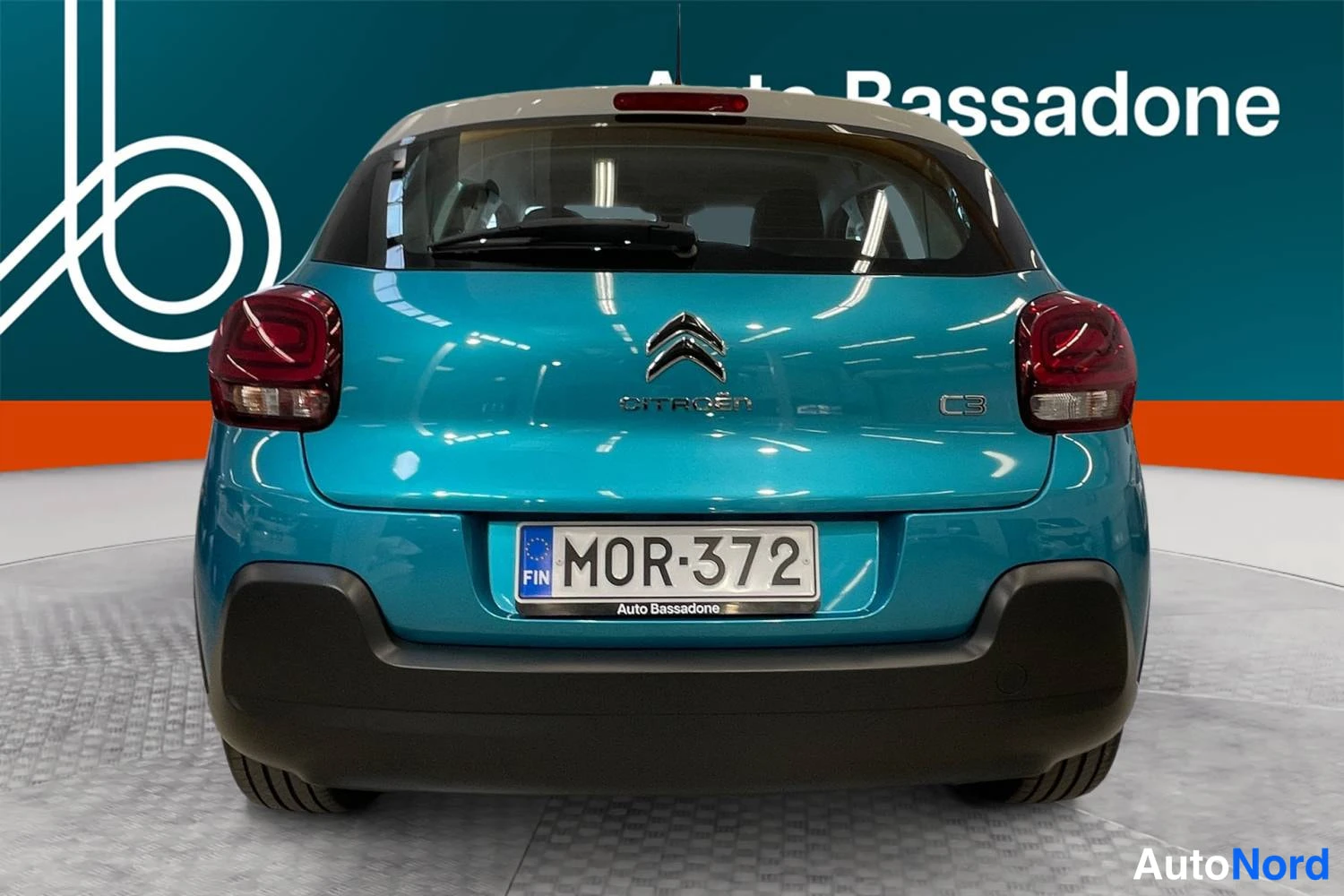 Turkoosi Citroen C3 2022, takaa, kuva 8