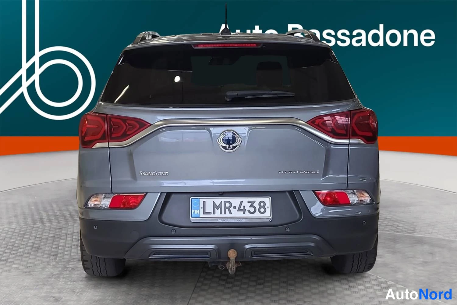 Harmaa SsangYong Korando 2020, takaa, kuva 9