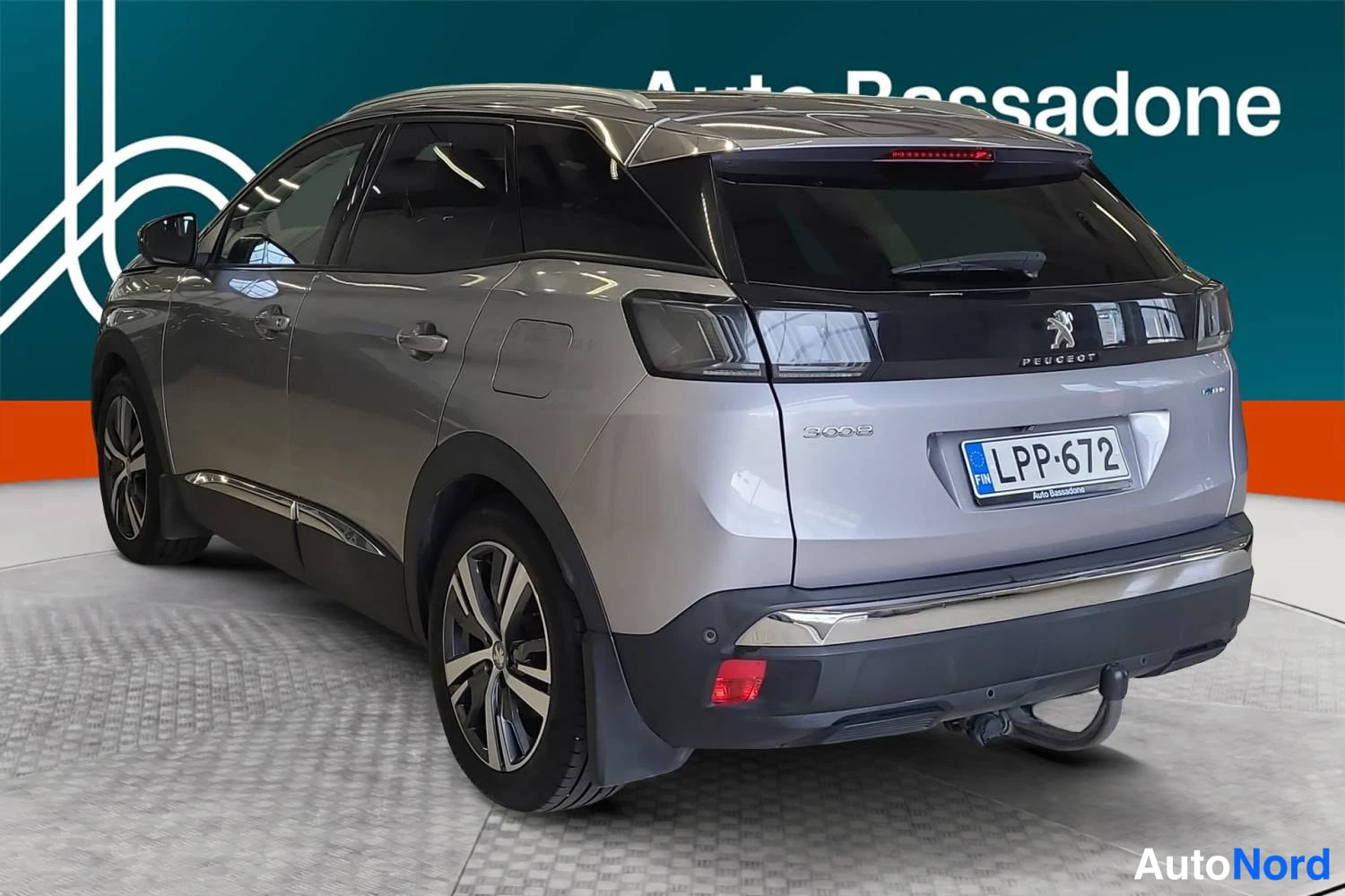 Harmaa Peugeot 3008 2021, takaviisto, kuva 6